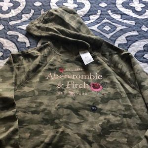 Girls Abercrombie & Fitch camo hoodie